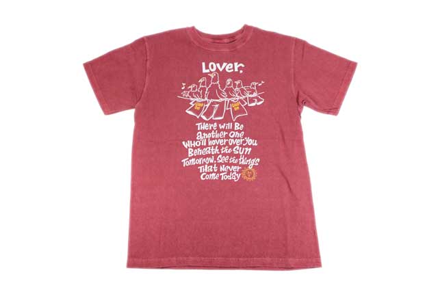 goodon グッドオン 半袖 ショートスリーブ スリーバードプリントTシャツ ピグメントフラミンゴ USAコットン 日本製 ブランド ユニセックス 送料無料