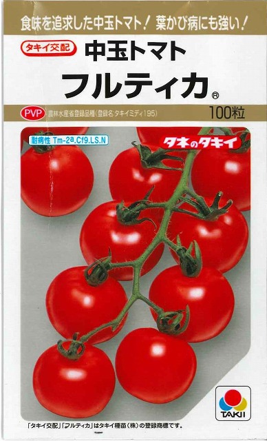 フルティカトマトの種 1000粒 野菜の種/種子 フルティカ・トマト 1000粒（メール便発送/大袋