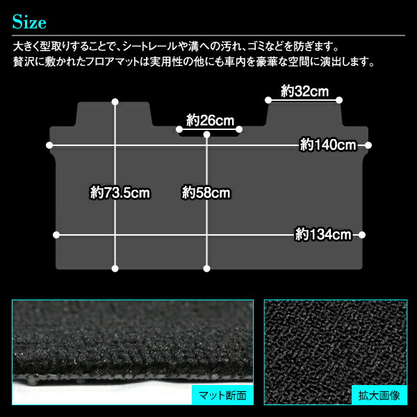 期間限定今なら送料無料 国産 フロアマット アルファード ヴェルファイア 30系 7人乗り用 2列目 ブラック 波柄 ベージュ グレー 黒青 白  セカンドマット ラグマット mydmin.cgld.org