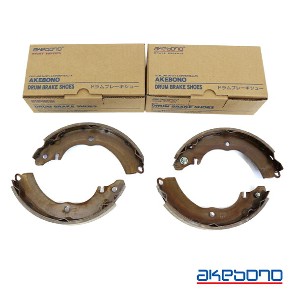 曙 AKEBONO ランサーワゴン CS5W ブレーキシュー 前後セット NN3065F NN3065R フロント＆リア 三菱 ドラムブレーキシュー キット 曙ブレーキ工業