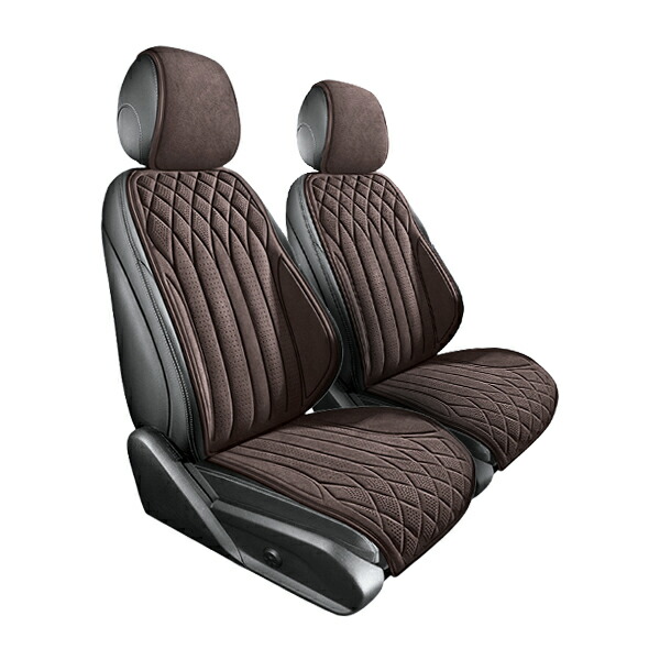 【送料無料】 シートカバー アトレー ワゴン S321G S331G ブラウン スエード エプロンタイプ 汎用 簡単取付 座席 カバー