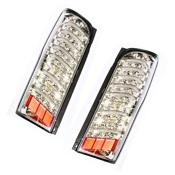 【送料無料】 LEDテールランプ 日産 NV350キャラバン NV350キャラバンバン CS4E26/CW4E26/CW8E26/E26系 H24/6～ クリア 透明 【テールライト ＬＥＤ 外装 リア カスタム バック テールランプLED 本体 左右2個セット】