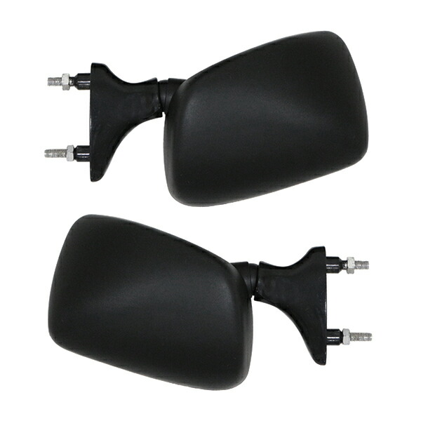 楽天市場】レーシング バックミラー ブラック スクエア 左右 バイク