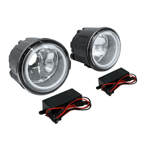 【送料無料】 CCFLリング LEDフォグランプ 日産 汎用 グリーン 緑 H8/H11 純正交換式 フォグライト フロント