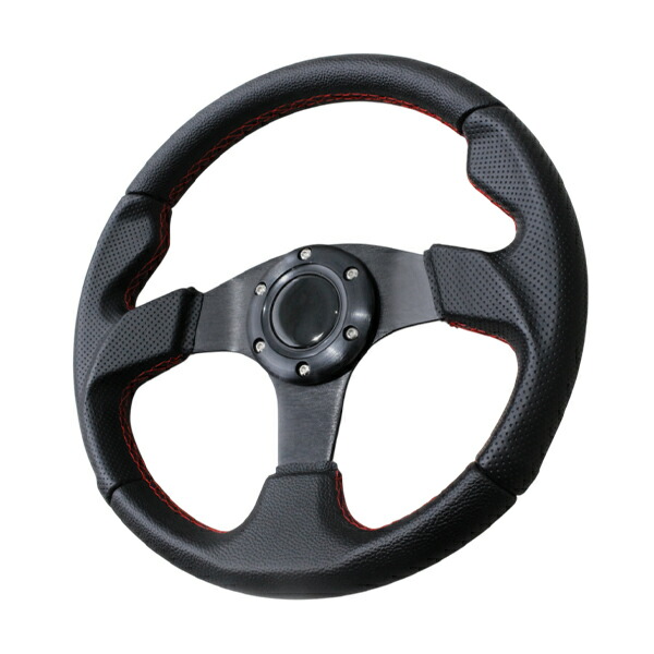 楽天市場】【送料無料】 MOMO形状対応 ステアリング 黒×赤 32Φ 320mm