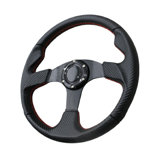 楽天市場】【送料無料】 MOMO形状対応 ステアリング 黒×革 33.5Φ 335mm