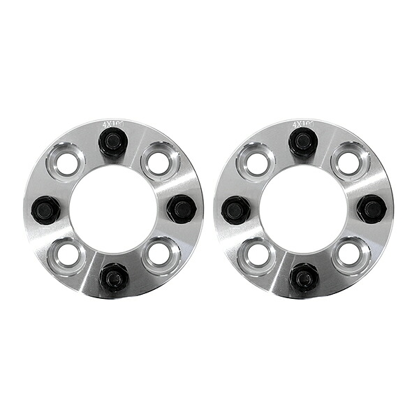 ワイドトレッド スペーサー 4穴 PCD100 M12 P1.5 35mm 2枚 35mm ナット付属 ワイトレ ツライチ ホイール トヨタ ホンダ ピッチ