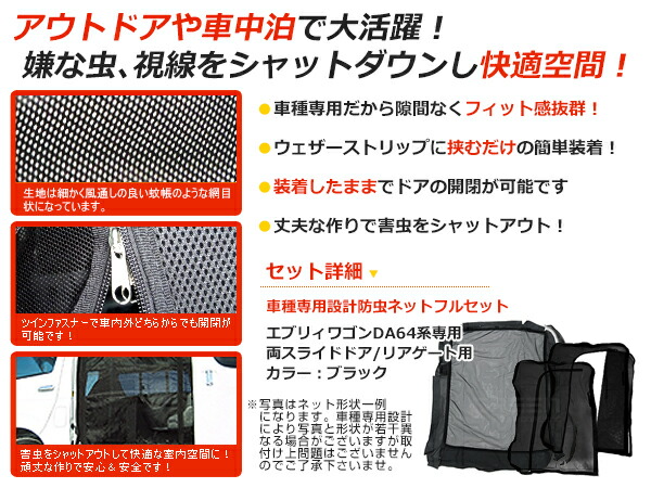 貨物輸送無料 エブリ馬車輪 Da64 防虫サイバースペース 虫よけ 上滑り 後背 用件 ネグロ 真っ黒 車 車用 貨車区分 Daemlu Cl