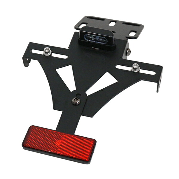 楽天市場】フェンダーレスキット ナンバー灯 led ステー ブラック VTR