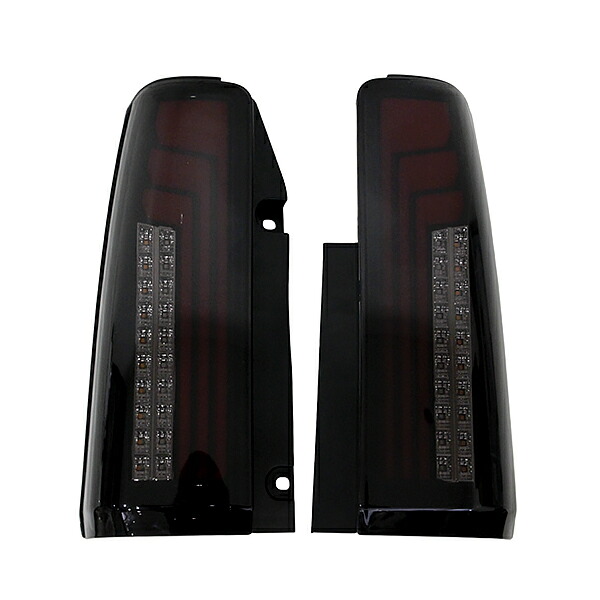 LED テールランプ 流れる シーケンシャル ウインカー 左右セット 縦 ファイバー スモーク スズキ ジムニー JB23 1型～10型 全モデル対応 ハイフラ防止 抵抗内蔵 カプラーオン 1型 2型 3型 4型 5型 6型 7型 8型 9型 10型 黒