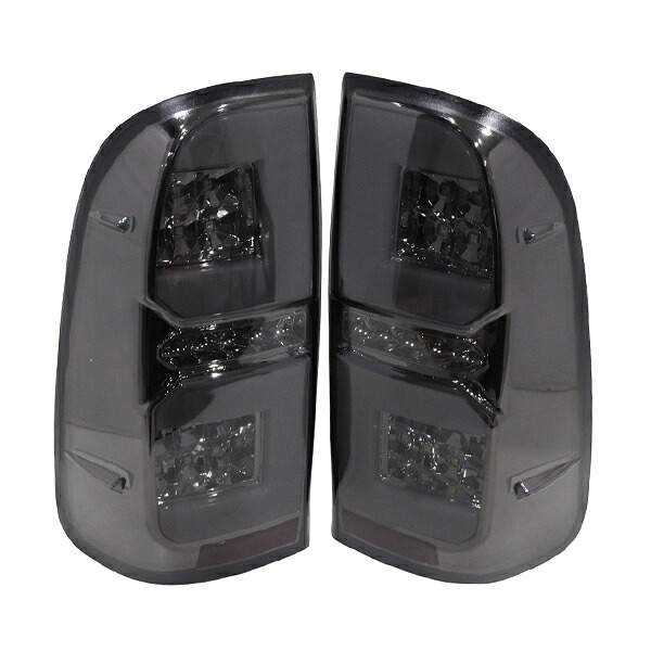 流れるウインカー フル LED テールランプ ファイバー スモーク トヨタ ハイラックス VIGO ヴィーゴ 2005～2014年 シーケンシャルウインカー｜GREEN_Shop