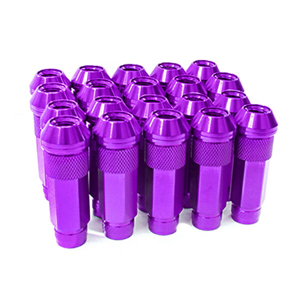 NRG 7075貫通ロングナット紫12x1.5HONDA TOYOTA XXR USDM JDM