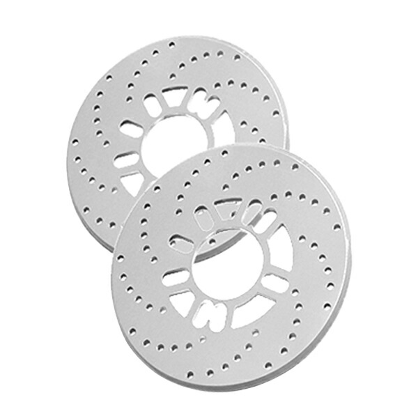 楽天市場 ディスクブレーキ カバー ディスクブレーキローターカバー ローターディスクブレーキ風カラードラムブレーキカバー シルバー 銀 Green Shop