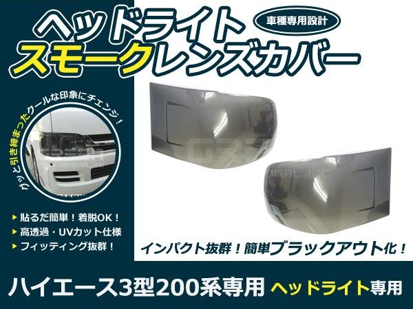 送料無料 レンズカバー ヘッドライト ハイエース 0系 3型 ブラックアウト化 Uvカット ランプ フロント エアロ フェイス スモール 外装 黒 カスタム ドレスアップ カバー アクリル テーパー加工 Napierprison Com