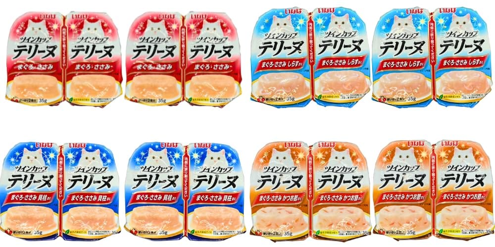 完璧 楽天市場】いなば ツインカップ テリーヌ 4種アソートセット キャットフード