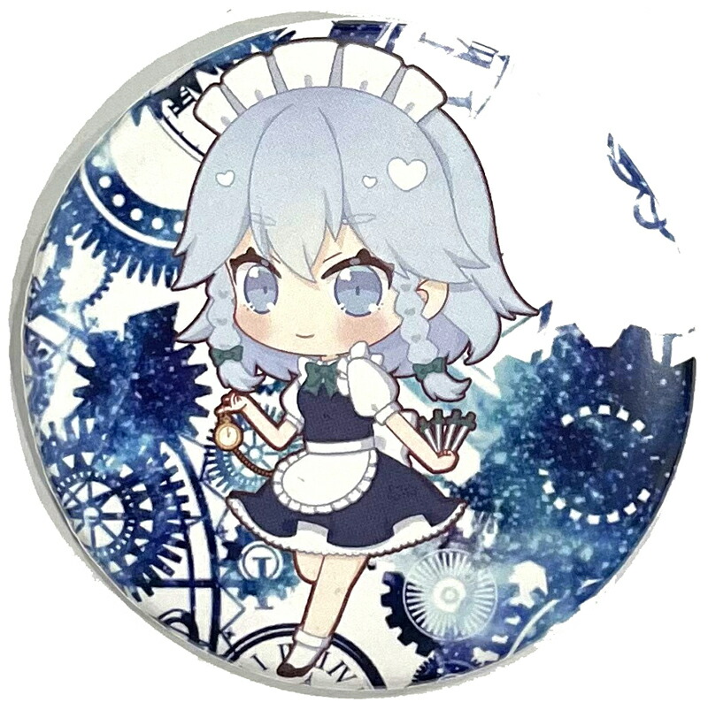 楽天市場】東方Project 缶バッジ 十六夜咲夜 -AbsoluteZero- 東方缶