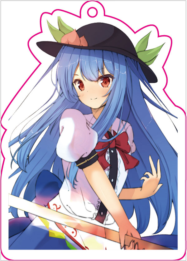 楽天市場】東方キーホルダー 比那名居天子6 -AbsoluteZero- 東方