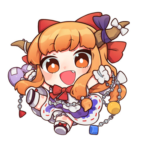 おいる屋キーホルダー SUIKAIBUKI伊吹萃香 grep_20529