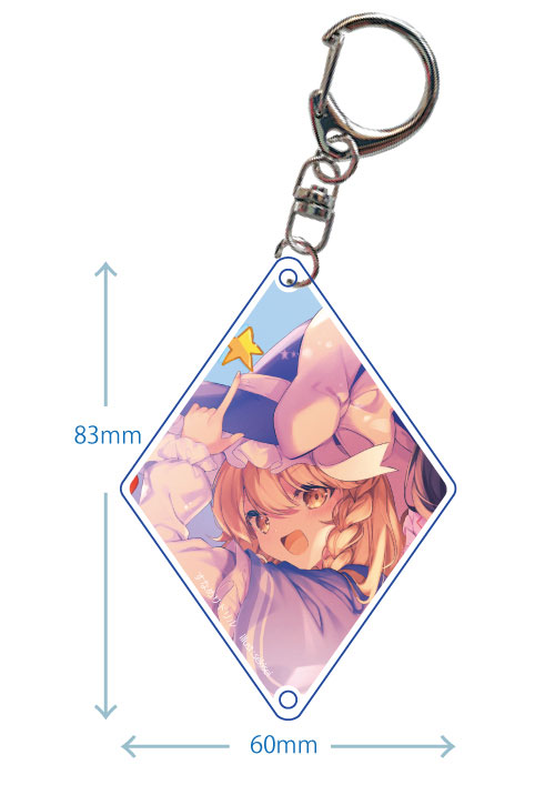 楽天市場】東方Project アクリルキーホルダー ゆるっととうほう 134 魔