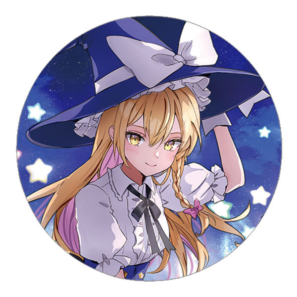 楽天市場】【霧雨魔理沙】東方Project ゆっくり缶バッジ : REALiZE