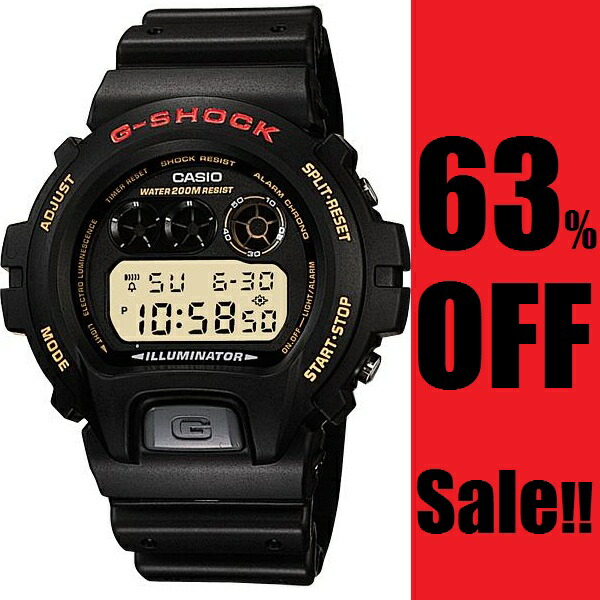【楽天市場】カシオ CASIO G-SHOCK Gショック ジーショック 腕時計 メンズ 海外モデル ELバックライト DW-6900G-1