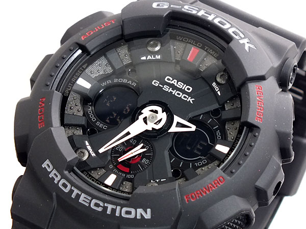 【楽天市場】G-SHOCK カシオ Gショック GA-120-1 海外モデル アナログ デジタル ブラック 腕時計 メンズ ジーショック G−