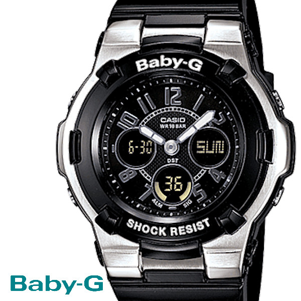 【楽天市場】CASIO BABY-G カシオ ベビーG 腕時計 うでどけい レディース LADIE'S アナデジ ブラック ブラック BGA