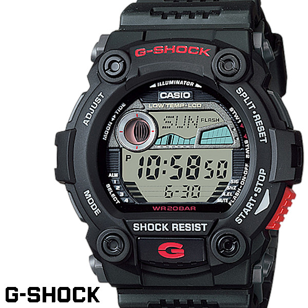 カシオ CASIO G-SHOCK Gショック ジーショック 腕時計 メンズ G-7900-1 タイドグラフ ブラック