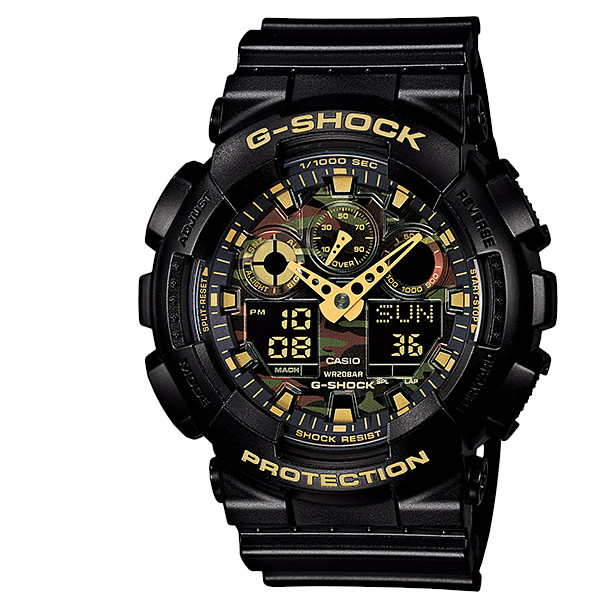 CASIO G-SHOCK カモフラージュ 迷彩 GA-100CF-1A9JF