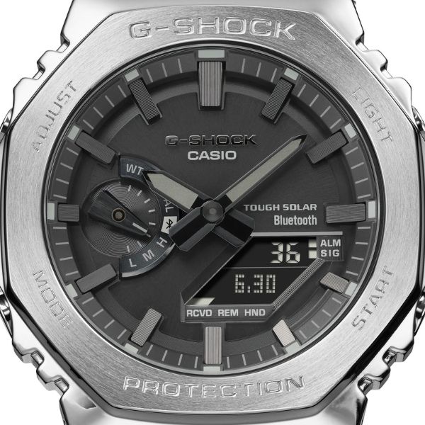 CASIO G-SHOCK ジーショック GM-B2100D-1AJF シルバー メタル