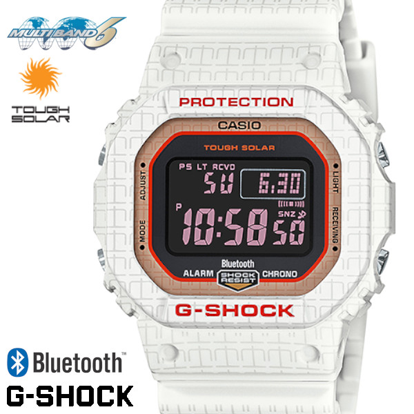 売れ筋がひ G Shock ジーショック 腕時計 うでどけい メンズ Men S レディース Ladies Bluetooth Gw B5600sgz 7 ホワイト 三国志 趙雲 モチーフ 大人女性の Universusmedia Com