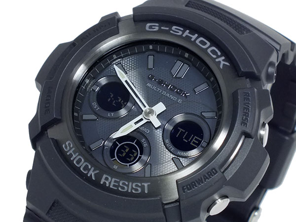 楽天市場 G Shock ジーショック 電波ソーラー 黒 ブラック デジタル アナログ ブランド メンズ 腕時計 Awg M100b 1a ｇ ｓｈｏｃｋ Gショック Casio カシオ Gross