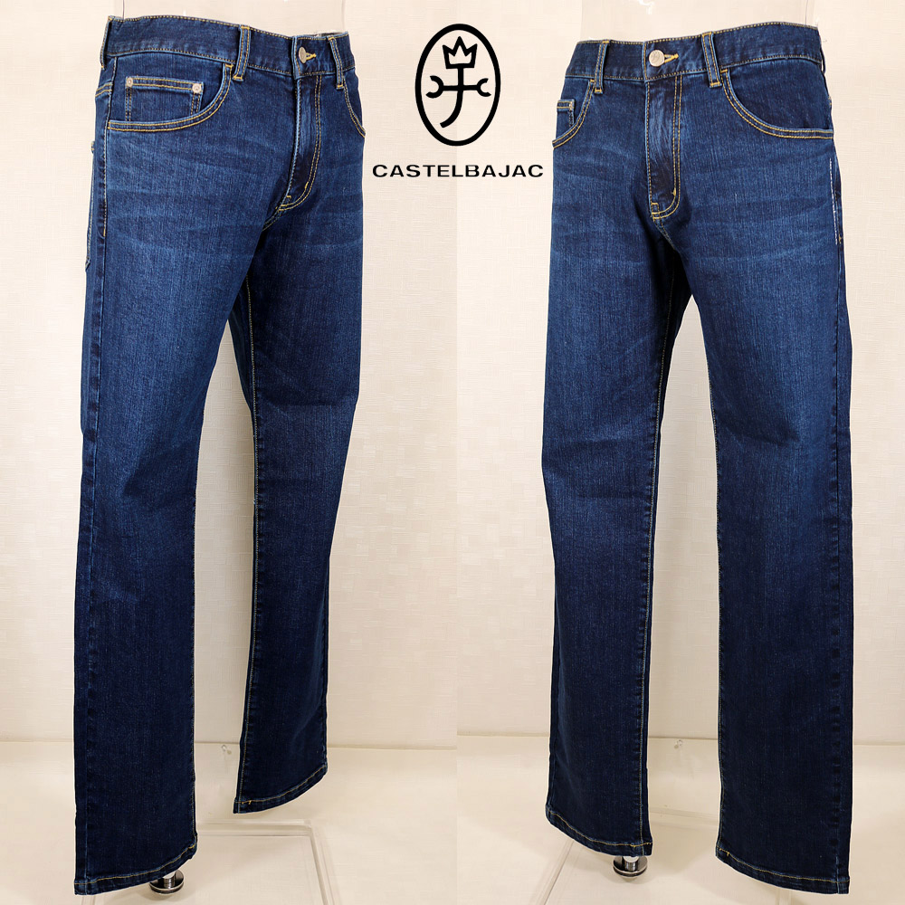 楽天市場】カステルバジャック/CASTELBAJAC バックロゴデニムパンツ