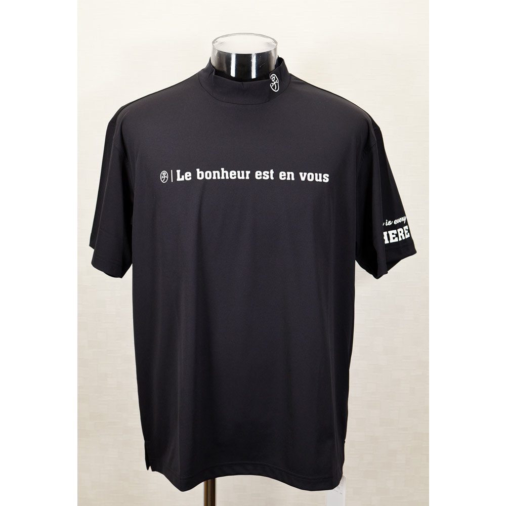 ★２０２５ 春夏 【25周年*002*】40%%OFF・ カステルバジャック【*002*】スムース・ストレッチ・モックネックTシャツ　＜Lサイズ・LLサイズ＞-bc16・bc17