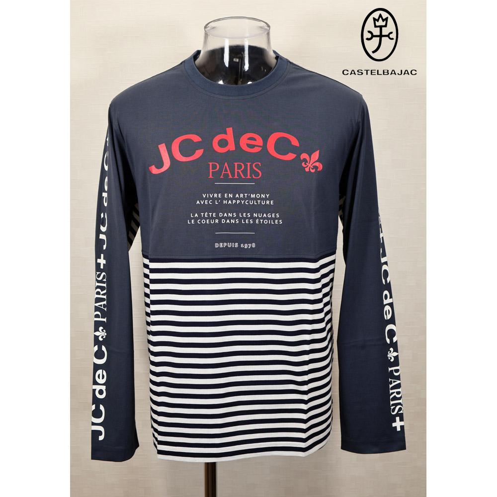 ★２０２５ 春夏  カステルバジャック【25周年*002*】40％OFF うつり変わり長袖 長袖Ｔシャツ＜L大きさ＞-bc174