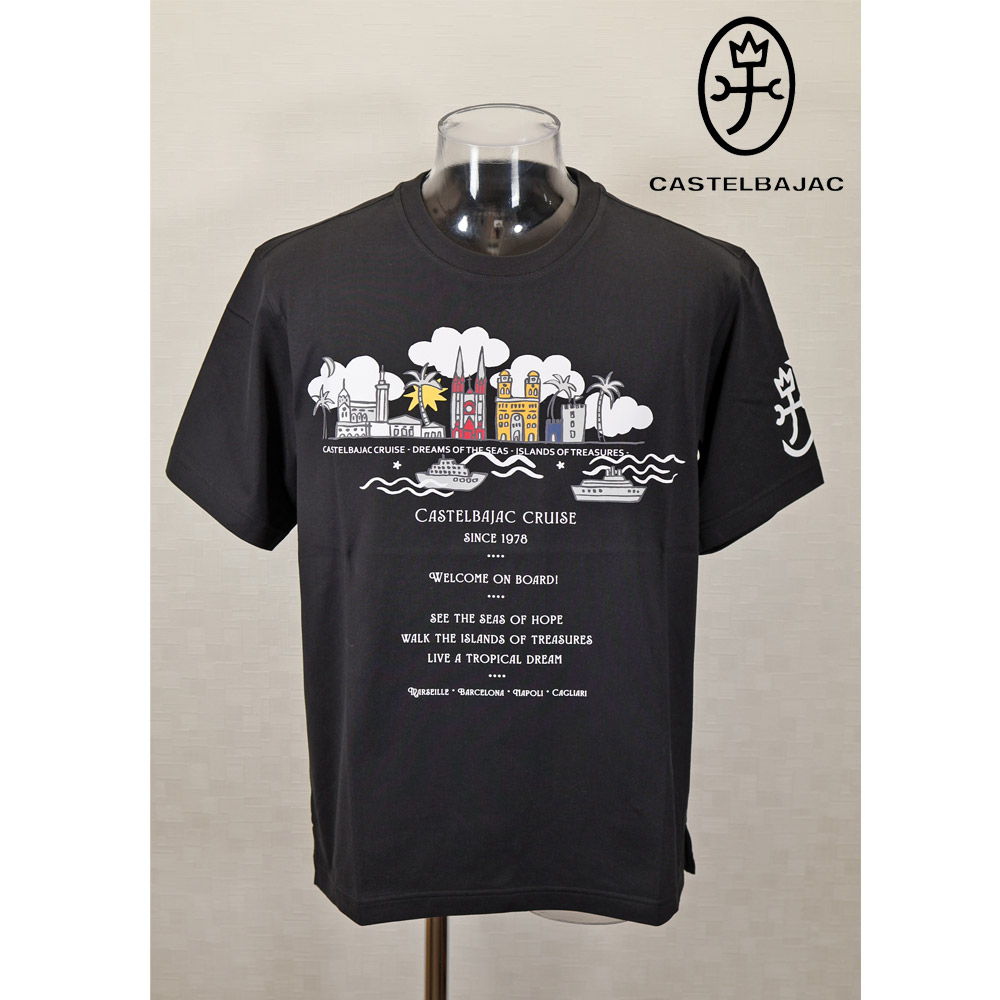 ★２０２５ 春夏 【25周年*002*】40%OFF・ カステルバジャック【*002*】半袖ティーシャツ＜L大いさ・LL大いさ＞-bc133・bc134 Tシャツ・カットソー-メンズファッション-トップス