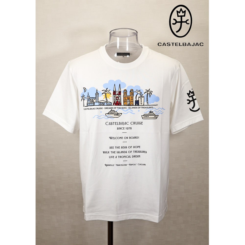 ★２０２５ 春夏 【25周年*002*】40%OFF・カステルバジャック【*002*】半袖Tシャツ＜Lサイズ・LLサイズ＞-bc135・bc136 8,903円