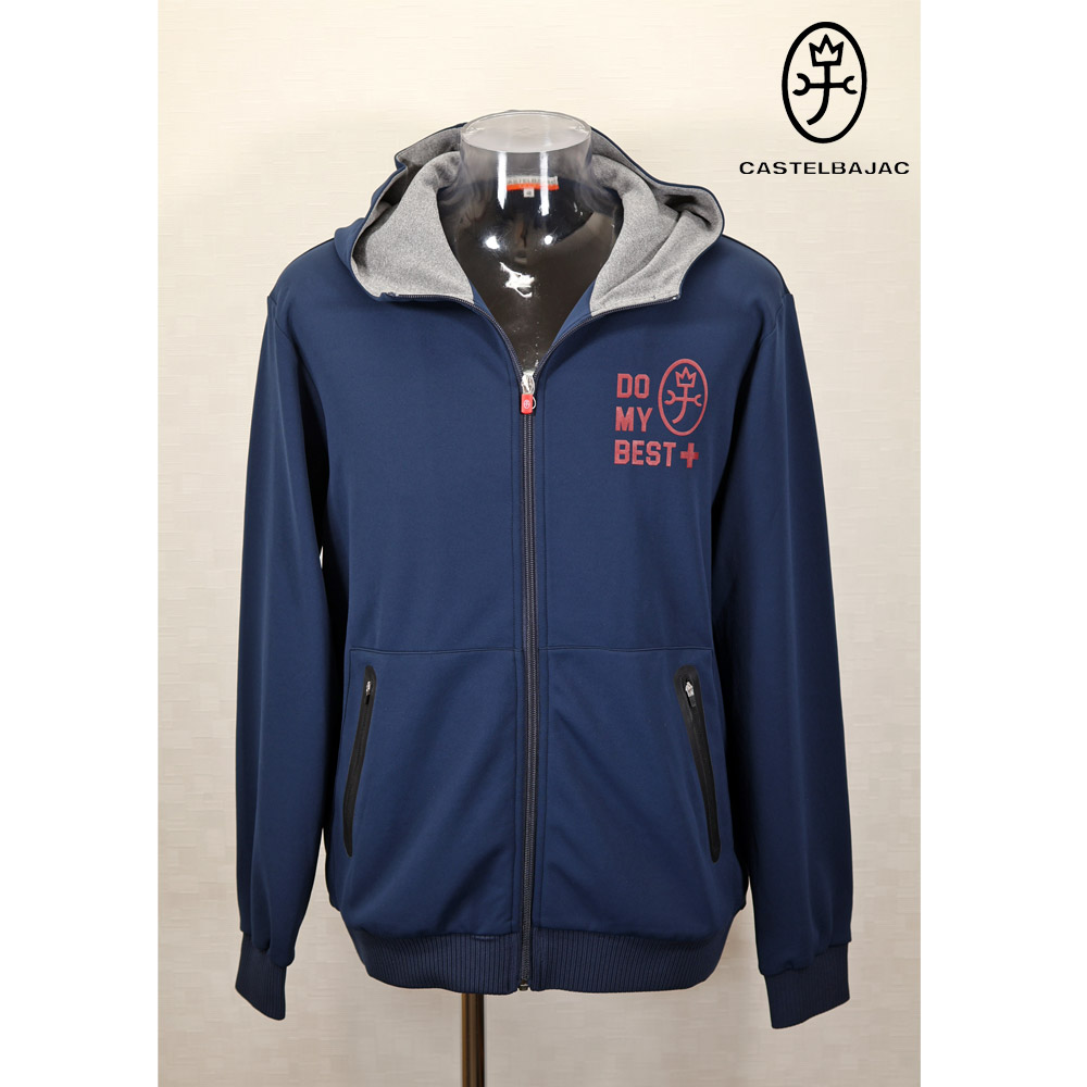 ★２０２４ 秋冬【25周年*002*】カステルバジャック・50％OFF【*002*】フルジップパーカー＜Lサイズ・LLサイズ＞-bb473・bb474