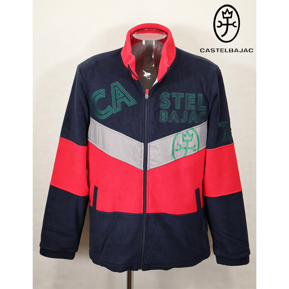 ★２０２４ 秋冬【25周年*002*】 カステルバジャック・50％OFF・【*002*】フリースブルゾン（切替蓄熱裏地付き）＜Lサイズ・LLサイズ＞-bb362・bb363