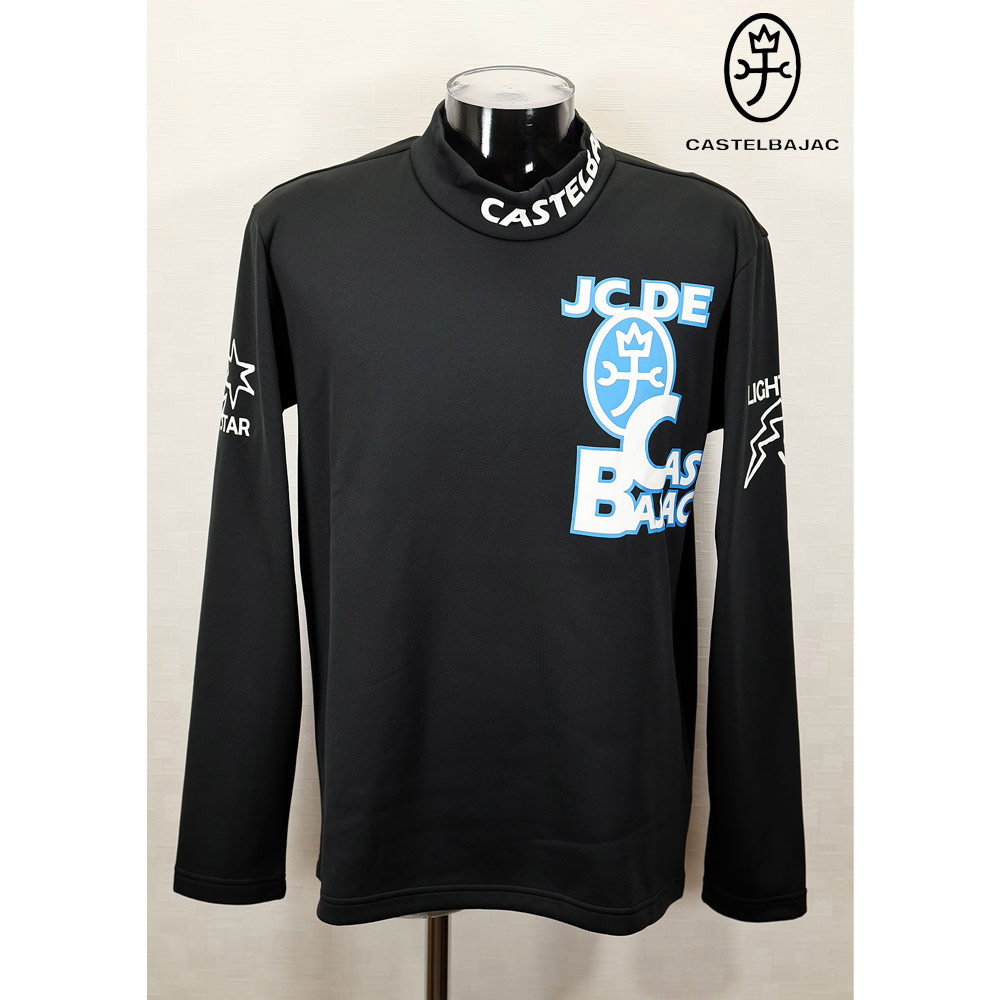 ★２０２４ 秋冬 【25周年*002*】カステルバジャック・50％OFF・【*002*】ハイネックティーシャツ＜M大いさ・LL大いさ＞-bb0388・bb390 Tシャツ・カットソー-トップス-メンズファッション