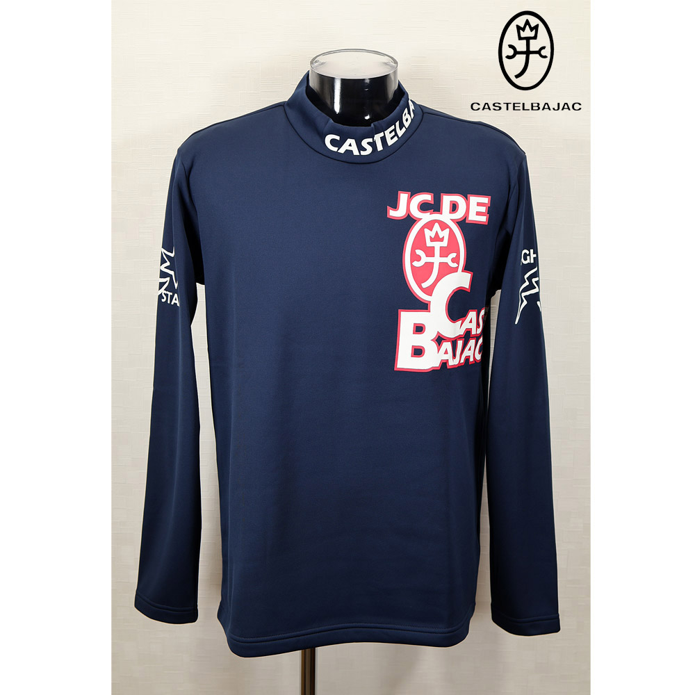 ★２０２４ 秋冬 【25周年*002*】カステルバジャック・50％OFF・【*002*】ハイネックティーシャツ＜M大きさ・L大きさ・LL大きさ＞-bb0390・bb391・bb392