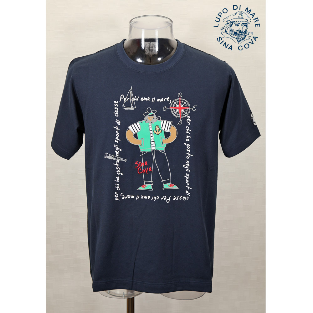 ★シナコバ【*001*】【25周年*001*】50％OFF・春夏半袖Tシャツ＜M・L・LLサイズ＞ネイビー-kx336・kx337・kx339