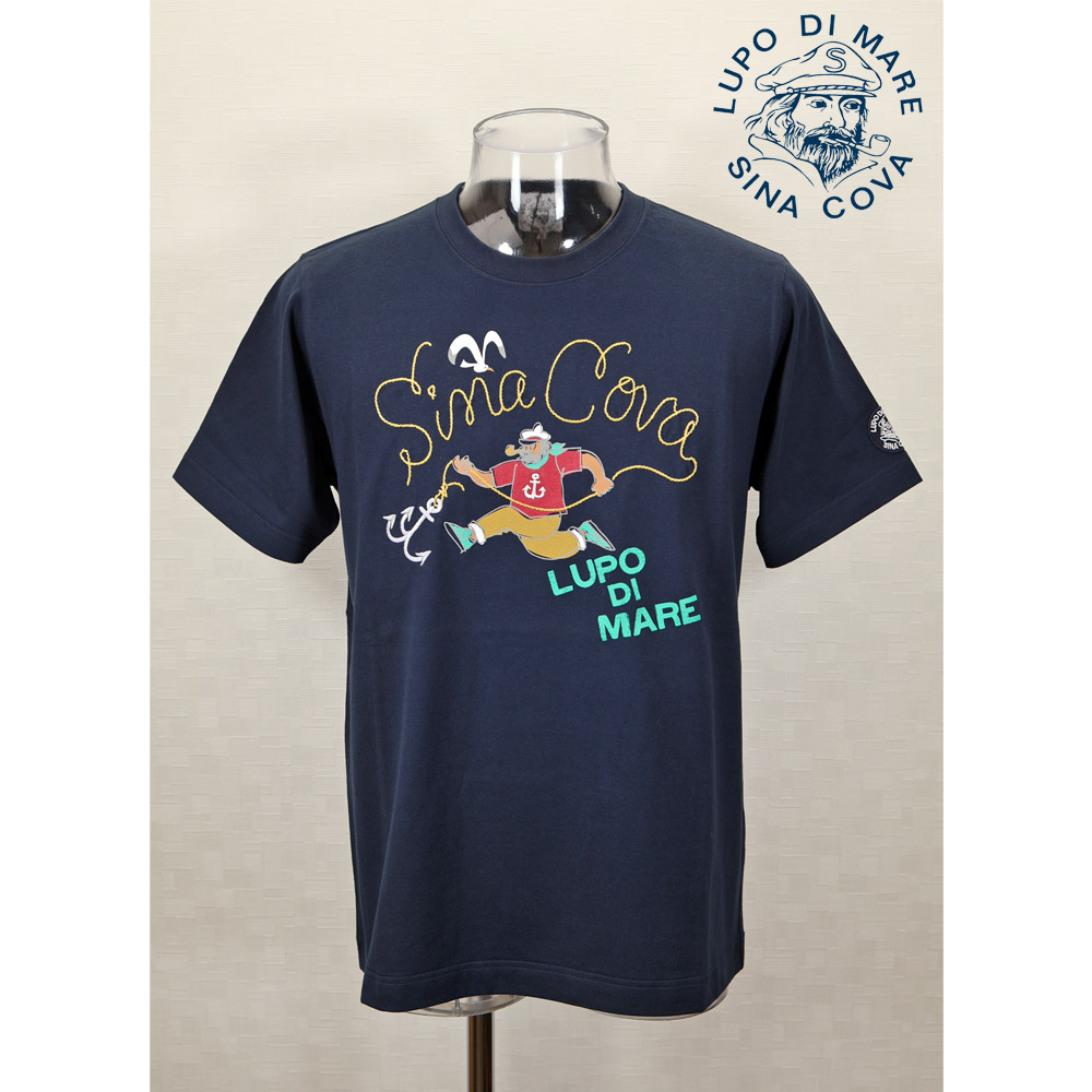 ★シナコバ【*001*】【25周年*001*】50％OFF・春夏半袖Tシャツ＜M・L・LLサイズ＞ネイビー-kx313・kx314・kx316 6,600円