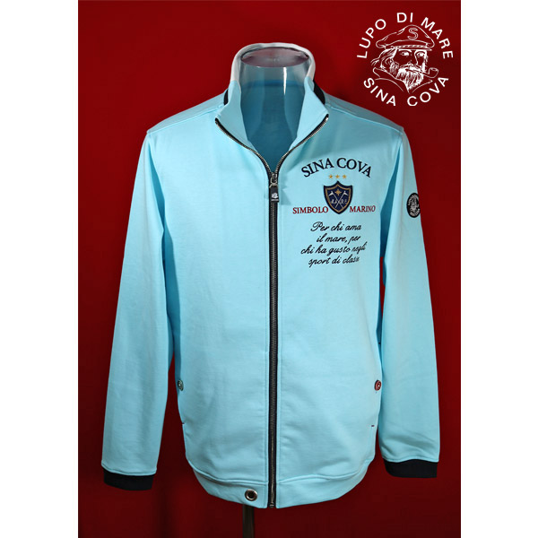 ★シナコバ【*001*】【25周年*001*】＜ 40％OFF＞春夏・トラックジャケット＜Lサイズ＞ペールブルー-ea28