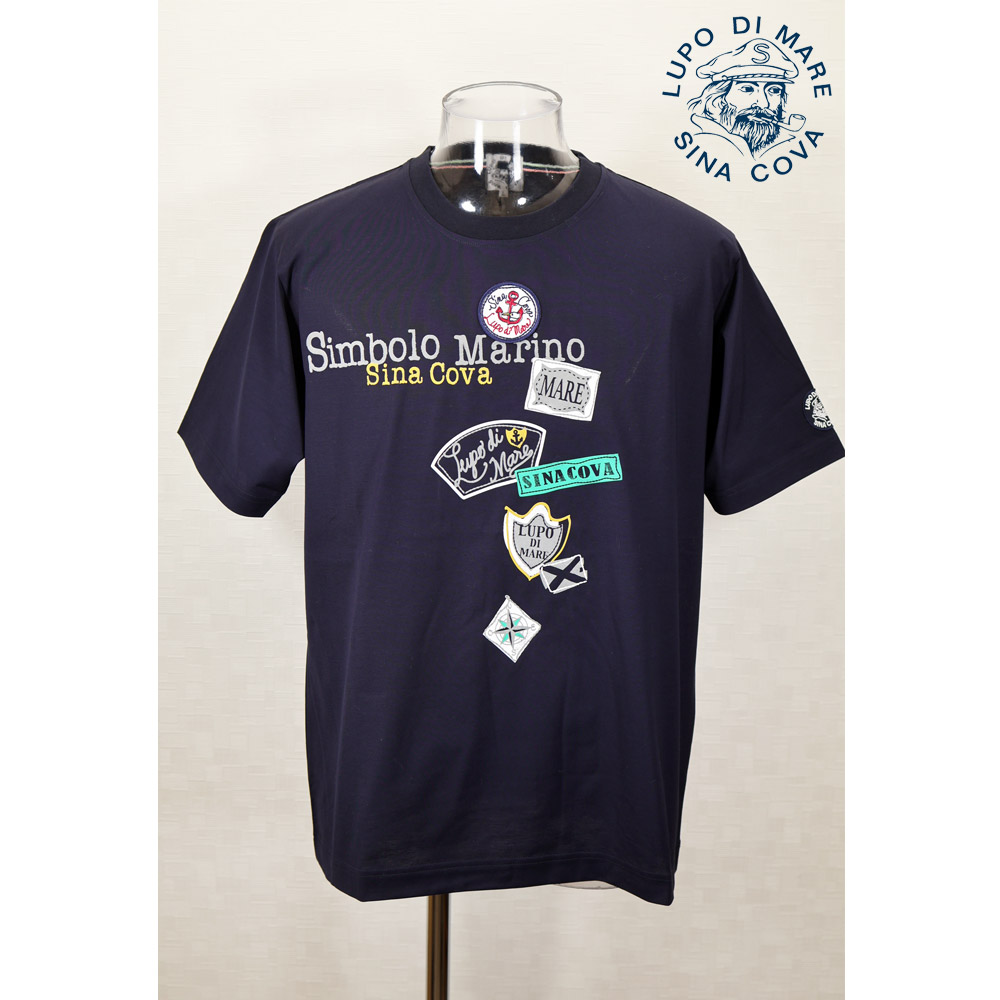 ★シナコバ【*001*】【25周年*001*】＜40％OFF＞【gs1】半袖Tシャツ＜L・LLサイズ＞ネイビ-ea231・ea232｜Guest-One 9,504円