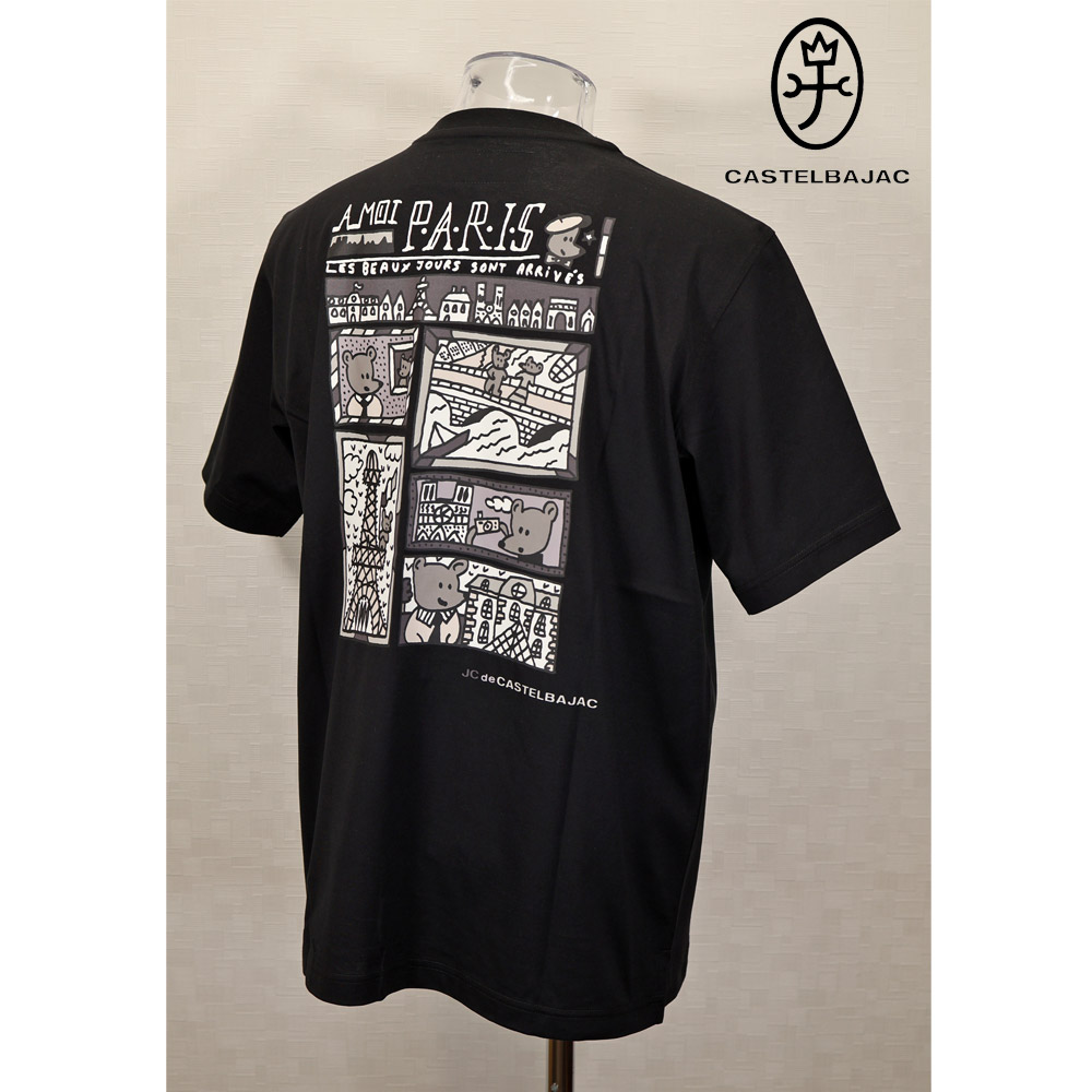 ★２０２６ 春夏 新作 カステルバジャック【*002*】半袖・Tシャツ・カステルバジャック・アート・プリント＜Mサイズ・Lサイズ・LLサイズ＞-bf146・bf147・bf148