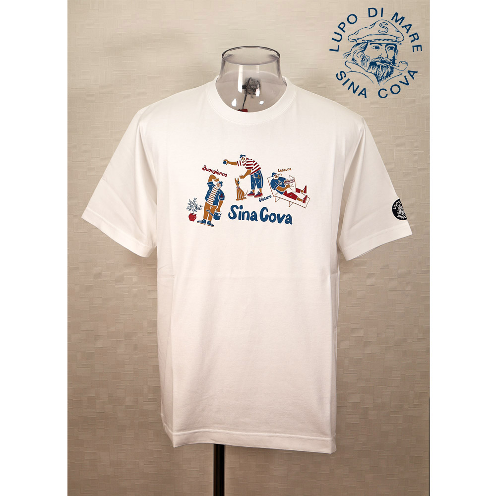 ★シナコバ【*001*】2024・春・夏＜３０%OFF＞ 半袖ティーシャツ＜M大きさ・LL大きさ＞白いこと-ec0148・ec150