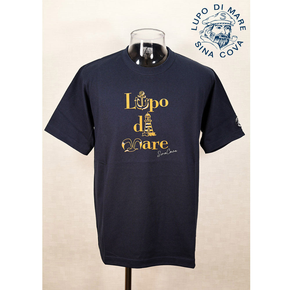 ★シナコバ【*001*】2024・春・夏＜３０%OFF＞ 半袖プルオーバー＜L大きさ・LL大きさ＞濃紺色-ec153・ec154