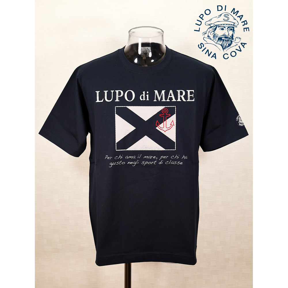 ★シナコバ【*001*】2024・春・夏<30%OFF> 半袖Tシャツ<Mサイズ・Lサイズ・LLサイズ>濃紺-ec291・ec292・ec293