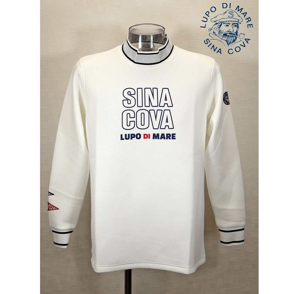 ★２０２４ 秋冬 ・ シナコバ【*001*】【ebee】３０%OFF・モックネックトレーナー＜L大きさ・LL大きさ＞-電気工学41・電気工学42